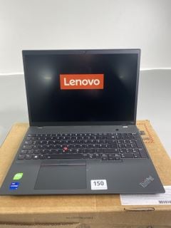 LENOVO THINKPAD  P16S (GEN 2) 1TB LAPTOP IN DARK GREY. (WITH BOX & CHARGE UNIT) (TRACKPAD DOES NOT WORK & WILL NOT CONNECT TO INTERNET). INTEL CORE I7-1360P, 16GB RAM,   [JPTN41839]