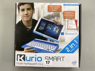 KURIO SMART 32GB TABLET WITH WIFI IN WHITE/BLUE. (WITH BOX(NO CHARGER))  [JPTN41814]