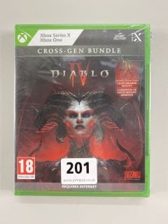 XBOX ONE CONSOLE GAME CROSS GEN BUNDLE DIABLO (SEALED) (18+ ID MAY BE REQUIRED)