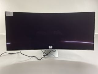 SAMSUNG 34" CURVED MONITOR MODEL S34BG850BU (WITH STAND,WITH REMOTE,SCREEN FAULT,WITH BOX)