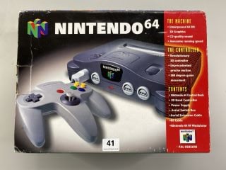 NINTENDO 64 GAMES CONSOLE