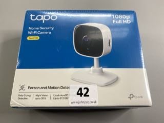 TAPO 1080P FULL HD HOME SECURITY WI-FI CAMERA (SEALED)