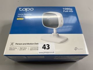 TAPO 1080P FULL HD HOME SECURITY WI-FI CAMERA (SEALED)