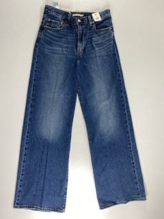 LEVIS RIBCAGE WIDE LEG JEANS UK SIZE 29X32