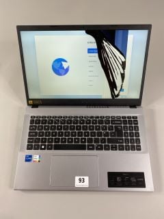 ACER ASPIRE 3 512GB LAPTOP IN PURE SILVER. (WITH BOX & CHARGER). INTEL CORE I5-1235U, 16GB RAM,   [JPTN41832]