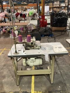 BROTHER EF4 B531-0577 INDUSTRIAL SEWING MACHINE TO INCLUDE CHAIR