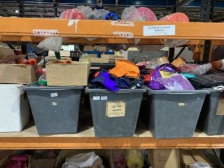 ASSORTED BOXES OF SEWING AND CRAFT MATERIALS