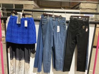 ASSORTMENT OF DENIM JEANS TO INCLUDE FRENCH CONNECTION AND B LABEL