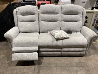 HECKFIELD NATURAL MATERIAL STANDARD PREMIER 3 SEATER RECLINER SOFA RRP: £4679