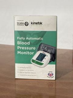 ST JOHNS AMBULANCE KINETIK FULLY AUTOMATIC BLOOD PRESSURE CUFF