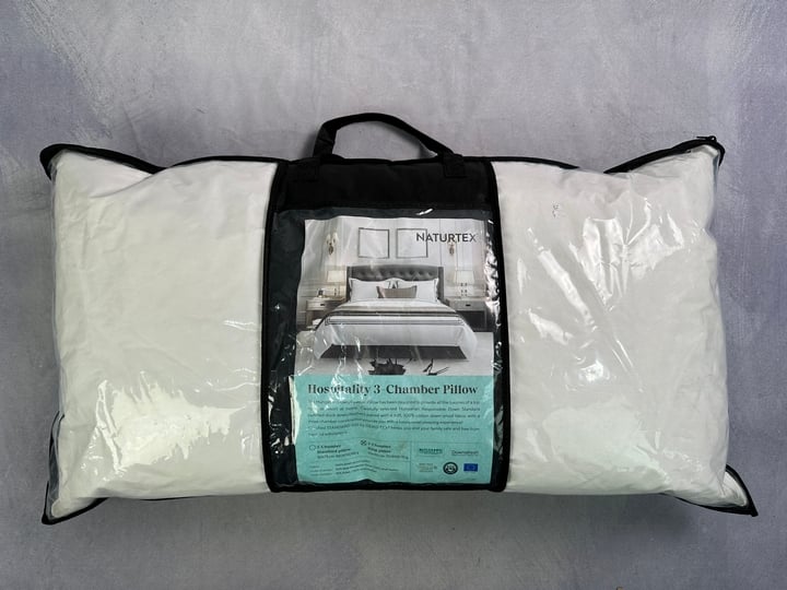 Naturtex Hospitality 3-Chamber pillow (VAT ONLY PAYABLE ON BUYERS PREMIUM)