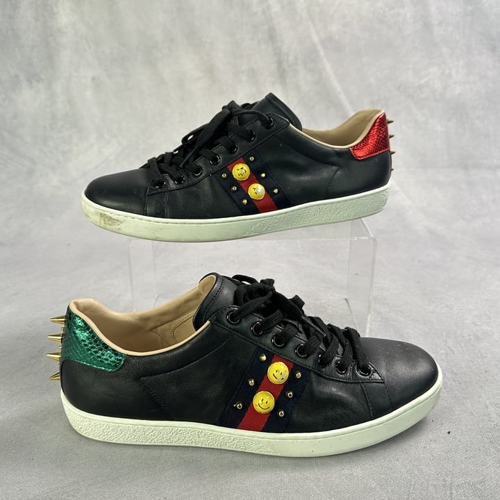 Gucci Ace Stud Sneakers No Insoles - Size 39.5 (VAT ONLY PAYABLE ON BUYERS PREMIUM)