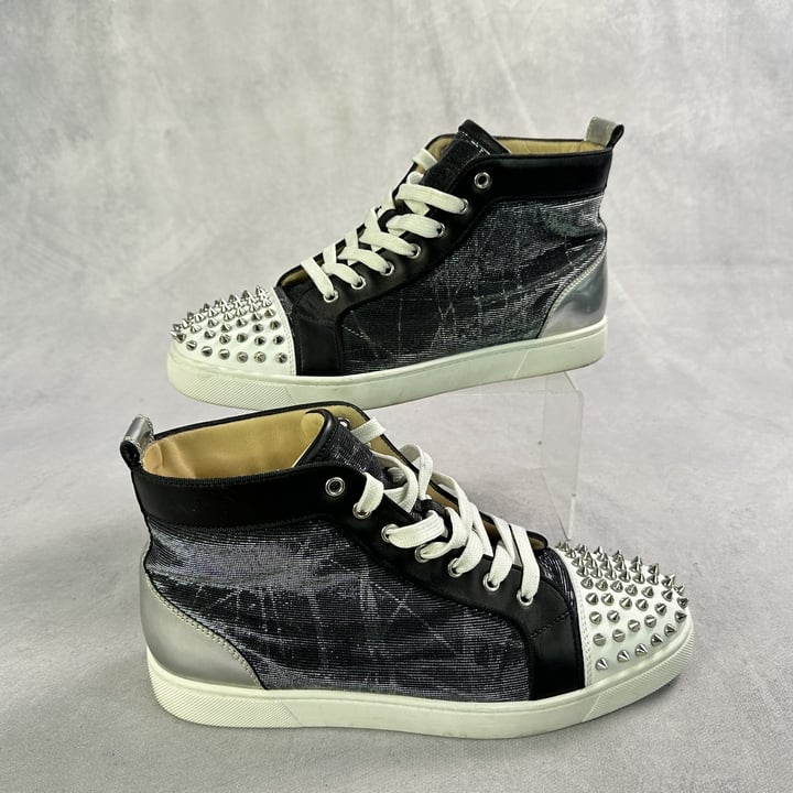 Christian Louboutin Louis Spike High Top Sneakers - Size 43 (VAT ONLY PAYABLE ON BUYERS PREMIUM)