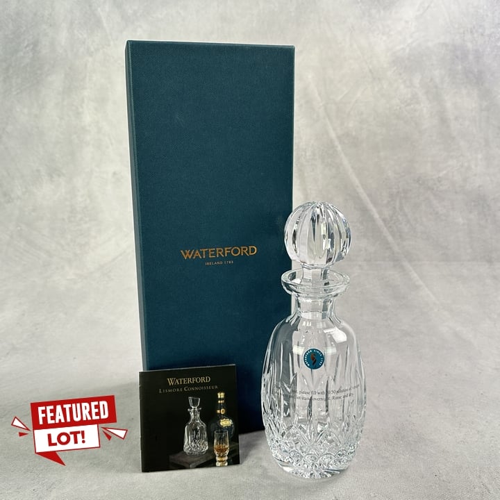 Waterford Crystal Whiskey Decanter With Box (VAT ONLY PAYABLE ON BUYERS PREMIUM)