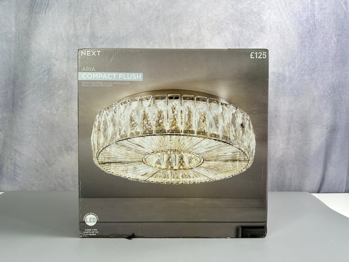 Next Aria Compact Flush Light Boxed (VAT ONLY PAYABLE ON BUYERS PREMIUM)