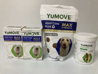 4 X YUMOVE PET PRODUCTS INC. JOINT CARE MAX STRENGTH SENIOR DOG