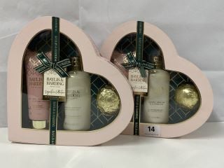 2 X BAYLIS & HARDING SIGNATURE COLLECTION KEEPSAKE BOX GIFT SETS