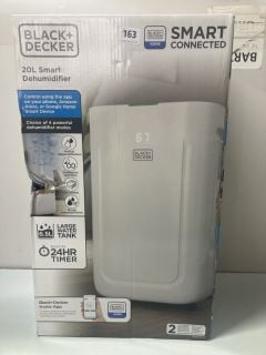 BLACK + DECKER SMART CONNECT 20 LITRE DEHUMIDIFIER