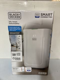 BLACK + DECKER SMART CONNECT 20 LITRE DEHUMIDIFIER