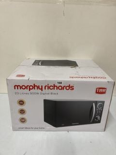 MORPHY RICHARDS 23 LITRE 900W DIGITAL BLACK MICROWAVE