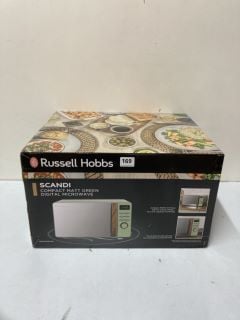 RUSSELL HOBBS SCANDI COMPACT MATT GREEN DIGITAL MICROWAVE