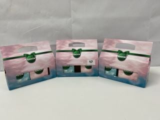 3 X RADOX RESTOCK & CALM CANDLE COLLECTION