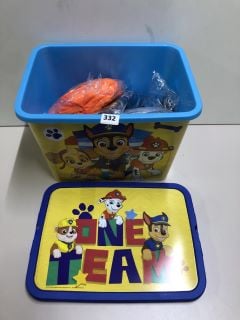 PAW PATROL ONE TEAM TOY BOX