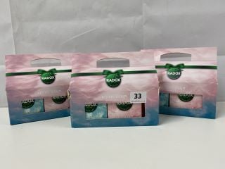 3 X RADOX RESTOCK & CALM CANDLE COLLECTION