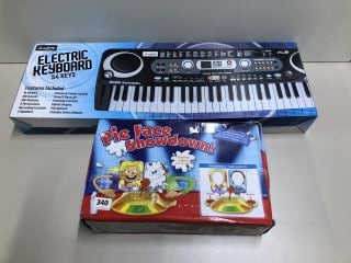 2 X CHILDREN'S TOYS TO INC ACADEMY ELECTRIC 54 KEY KEYBOARD