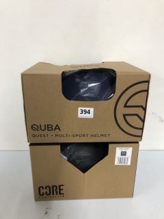 2 X HELMETS TO INC QUBA QUEST MULTI SPORTS HELMET