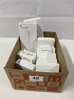 BOX OF APPLE PRODUCTS INC. USB-C TO USB ADAPTER