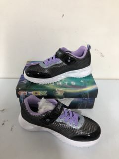 GEOX LIGHTS PURPLE CHILDREN'S SHOES - SIZE 5