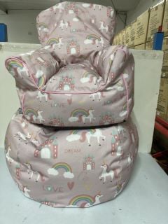 RU COMFY UNICORN BEANBAG & CHAIR