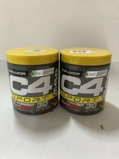 2 X CELLUCOR C4 SPORT PRE WORKOUT 288G - BEST BEFORE 29/01/2025