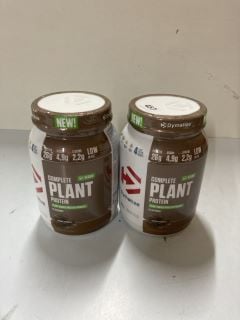 2 X DYMATIZE COMPLETE PLANT PROTEIN - CREAMY CHOCOLATE - BEST BEFORE: 11/2024