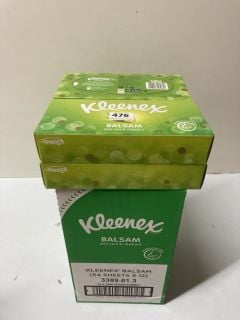 QTY OF KLEENEX BALSAM TISSUES