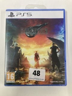 PLAYSTATION 5 FINAL FANTASY VII REBIRTH CONSOLE GAME (SEALED)