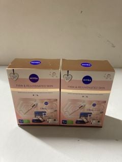 2 X NIVEA FIRM & REJUVENATED SKIN ADVANCED ANTI-AGE DAY & NIGHT SKIN CARE GIFT SET