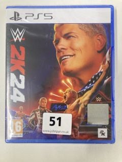 PLAYSTATION 5 2K24 CONSOLE GAME (SEALED)