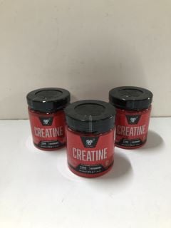 3 X BSN CREATINE 216G - UNFLAVOURED - BEST BEFORE: 11/2024 (SEALED)