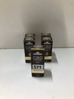 5 X NATURES AID CBD MCT OIL BASED SPRAY 10ML (SEALED) (18+ ID REQUIRED)