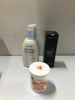 BOX OF HEALTH CARE PRODUCTS TO INC AVEENO DERMEXA DAILY EMOLLIENT CREAM 500ML