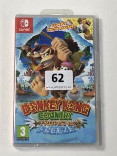 NINTENDO SWITCH DONKEY KONG COUNTRY TROPICAL FREEZE CONSOLE GAME (SEALED)