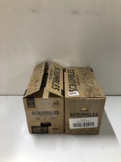 2 X SCRUMBLES WET CHICKEN DOG FOOD - BEST BEFORE 15/12/2024