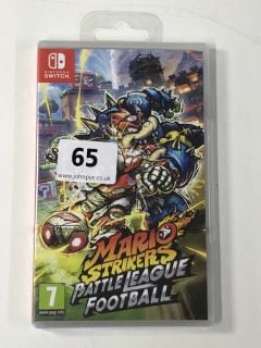 NINTENDO SWITCH MARIO STRIKERS BATTLE LEAGUE FOOTBALL CONSOLE GAME (SEALED)