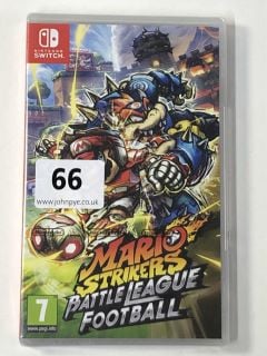 NINTENDO SWITCH MARIO STRIKERS BATTLE LEAGUE FOOTBALL CONSOLE GAME (SEALED)