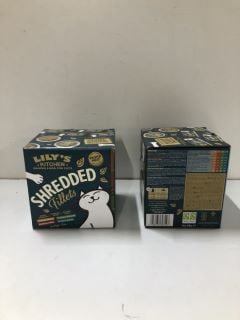 2 X LILYS KITCHEN SHREDDED FILLETS - BEST BEFORE 10/08/2025