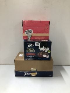 4 X PET FOOD PRODUCTS TO INC PURINA FELIX MIXED SELECTION IN JELLY - BEST BEFORE 03/2025