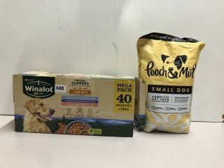 2 X PET FOOD INC. WINALOT IN GRAVY DOG FOOD - BEST BEFORE: 09/2026