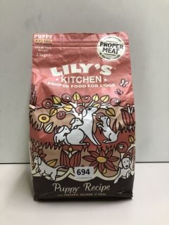 LILY'S KITCHEN PUPPY RECIPE 2.5KG DOG FOOD - BEST BEFORE: 01/09/2025